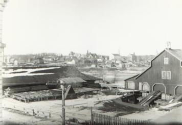 McLachlin Mill No. 1 seen from the office roof in 1894